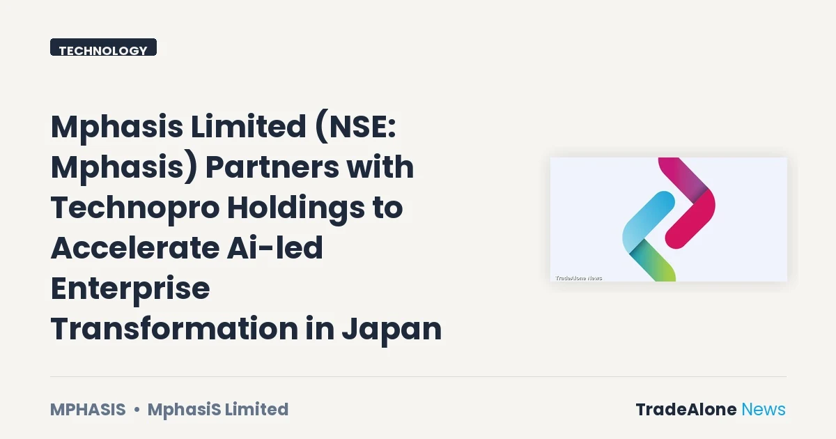 Mphasis Limited NSE Mphasis Strategic Agreement