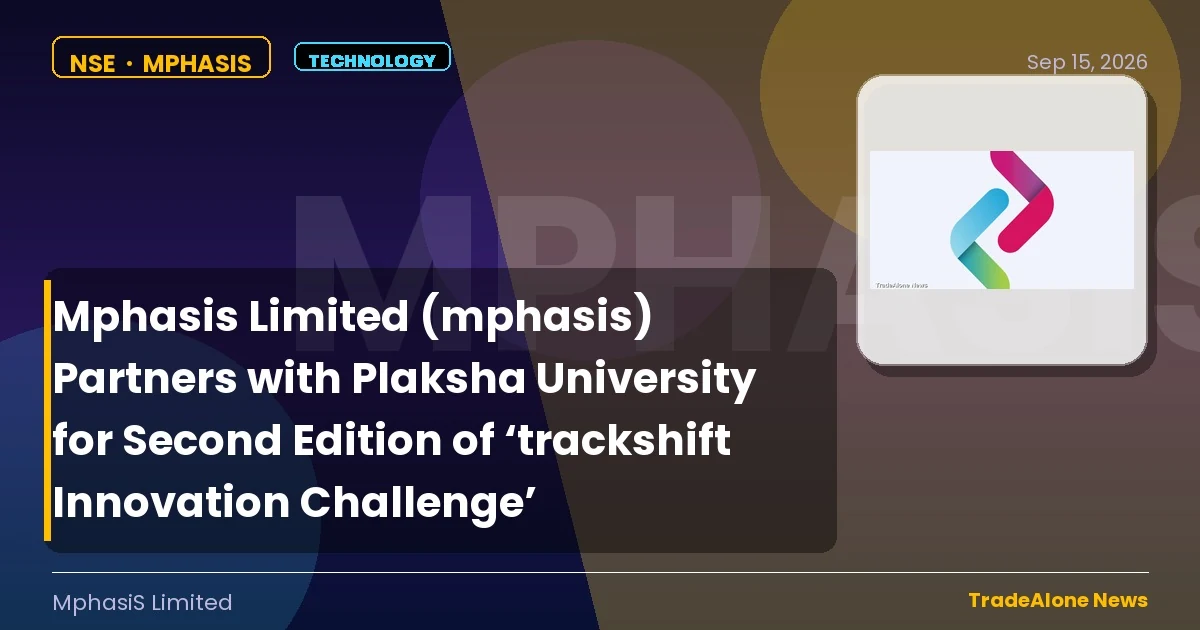 Mphasis Limited Mphasis Trackshift Innovation Challenge 2026