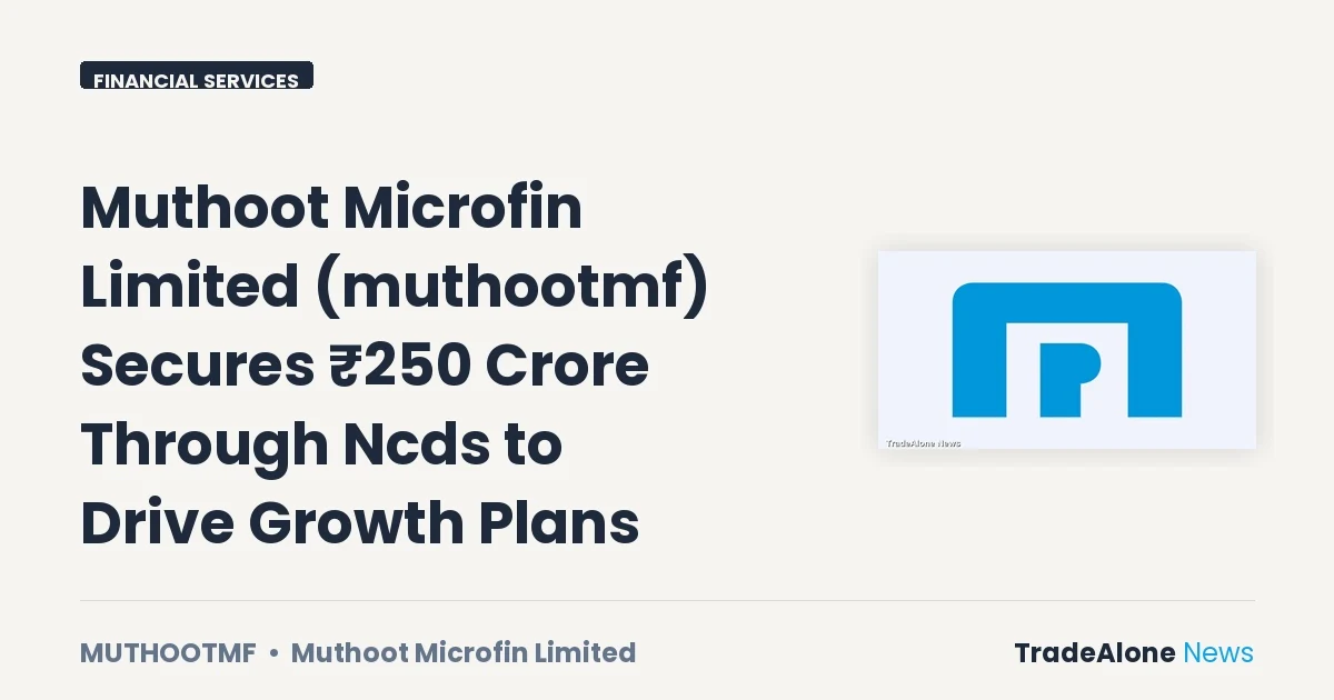 Muthoot Microfin Limited Muthootmf Q3 FY26 Ncds