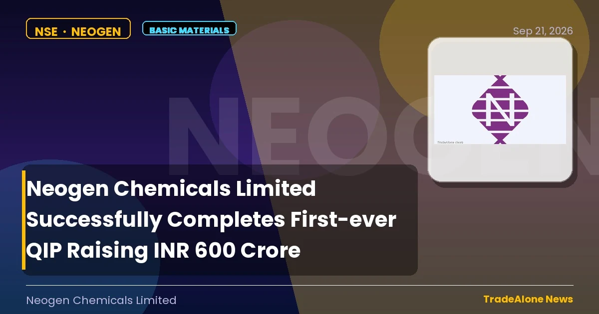 Neogen Chemicals Limited QIP Sep 2026