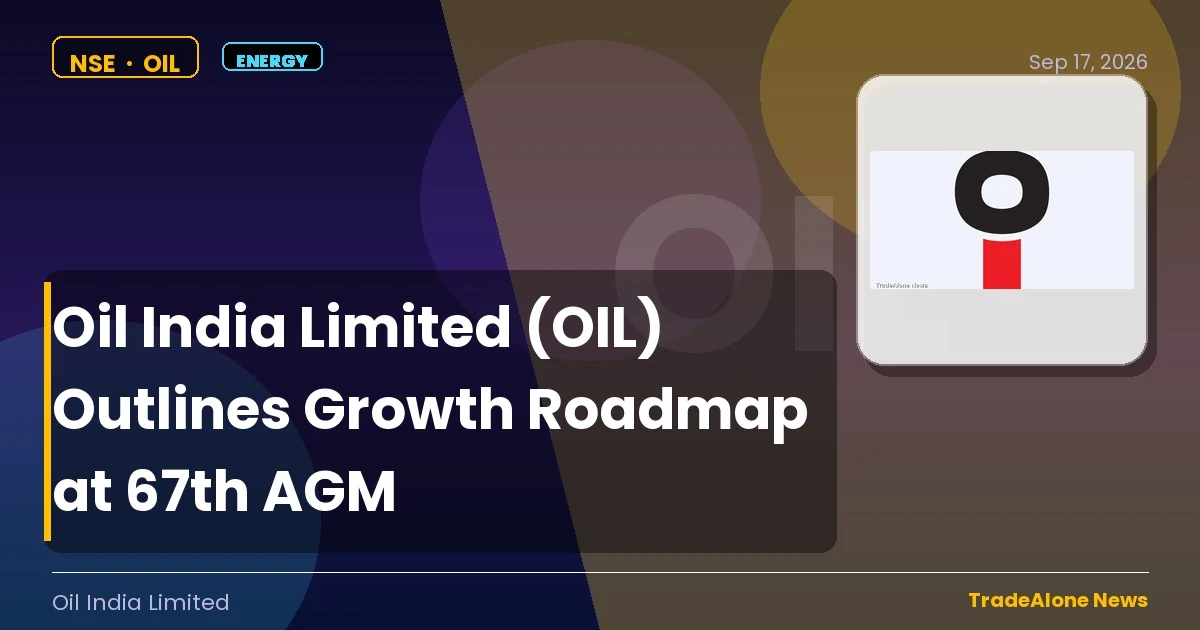 Oil India Limited OIL 67th AGM Growth Roadmap