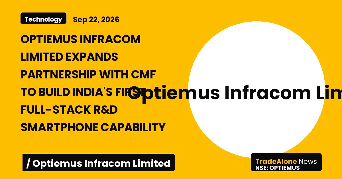 Optiemus Infracom Limited Optiemus Q3 FY26 Partnership