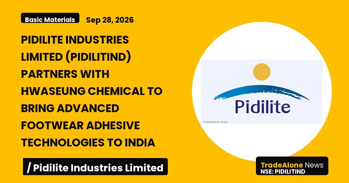 Pidilite Industries Limited Pidilitind September 2026 Partnership