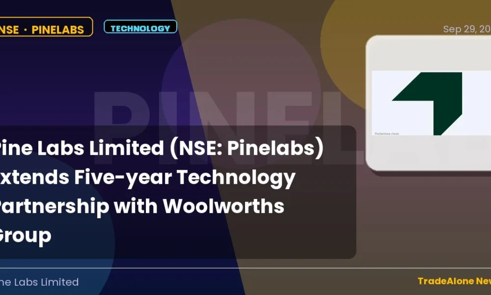 Pine Labs Limited NSE Pinelabs Technology Partnership with Woolworths Group