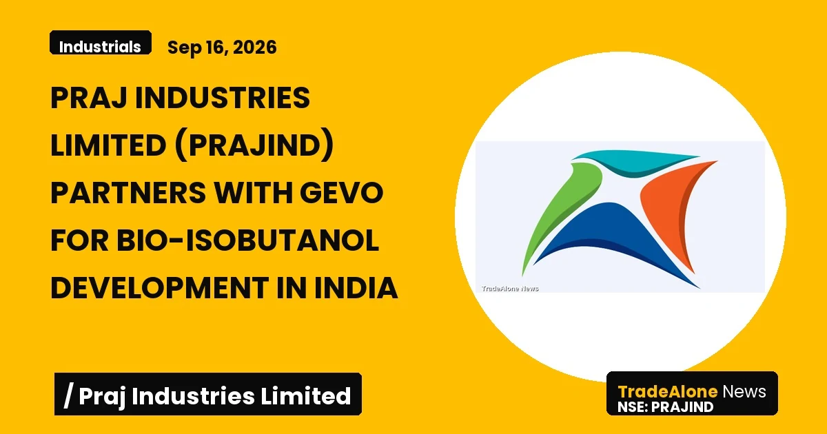 Praj Industries Limited Prajind Bio-isobutanol Partnership Q3 FY26