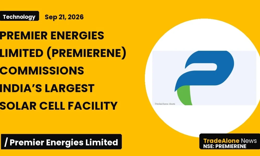 Premier Energies Limited Premierene Largest Solar Cell Facility