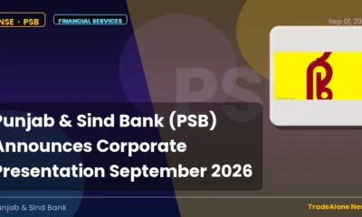 Punjab & Sind Bank PSB Corporate Presentation September 2026