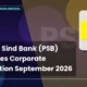 Punjab & Sind Bank PSB Corporate Presentation September 2026