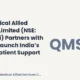 Qms Medical Allied Services Limited NSE Qmsmedi Partnership Event