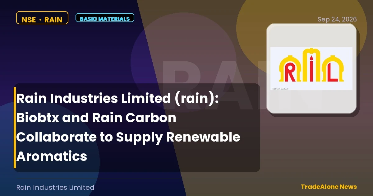 Rain Industries Limited RAIN Biobtx Collaboration