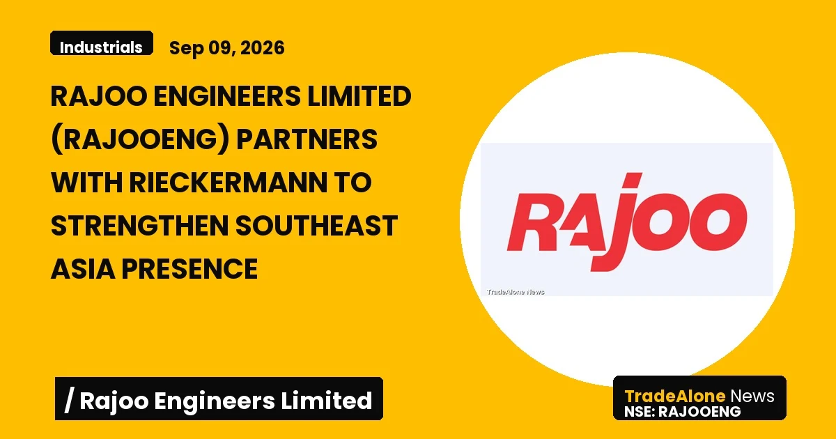 Rajoo Engineers Limited Rajooeng Partnership Southeast Asia