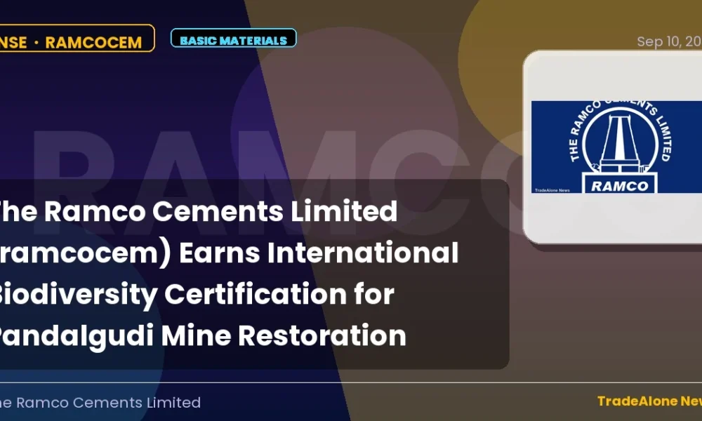 The Ramco Cements Limited Ramcocem Biodiversity Certification