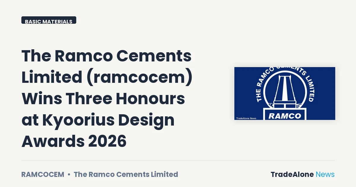 The Ramco Cements Limited Ramcocem Kyoorius Design Awards 2026