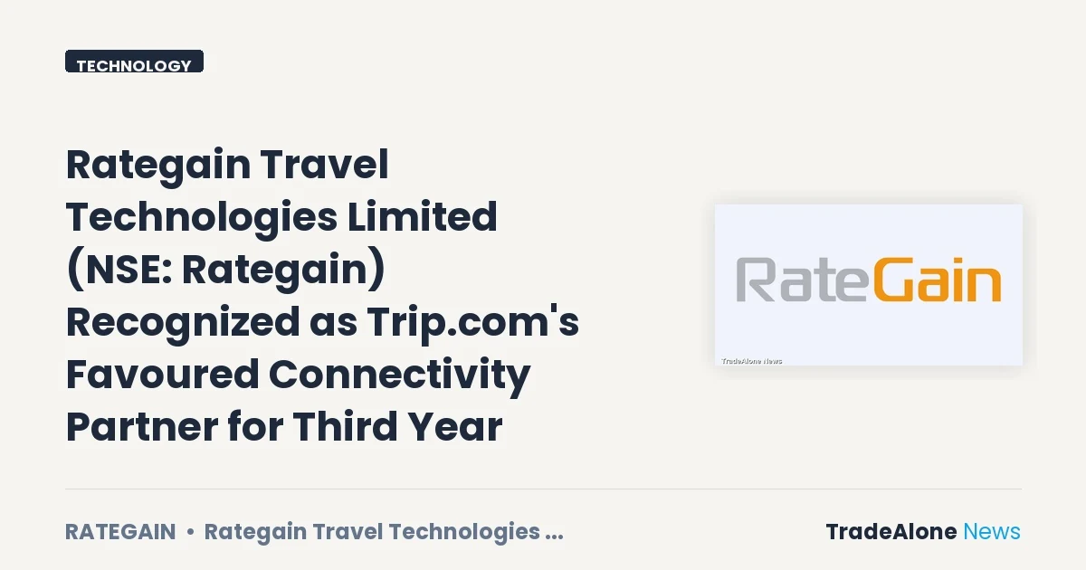 Rategain Travel Technologies Limited NSE Rategain Recognition 2026