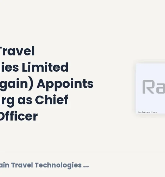 Rategain Travel Technologies Limited NSE Rategain CFO Appointment