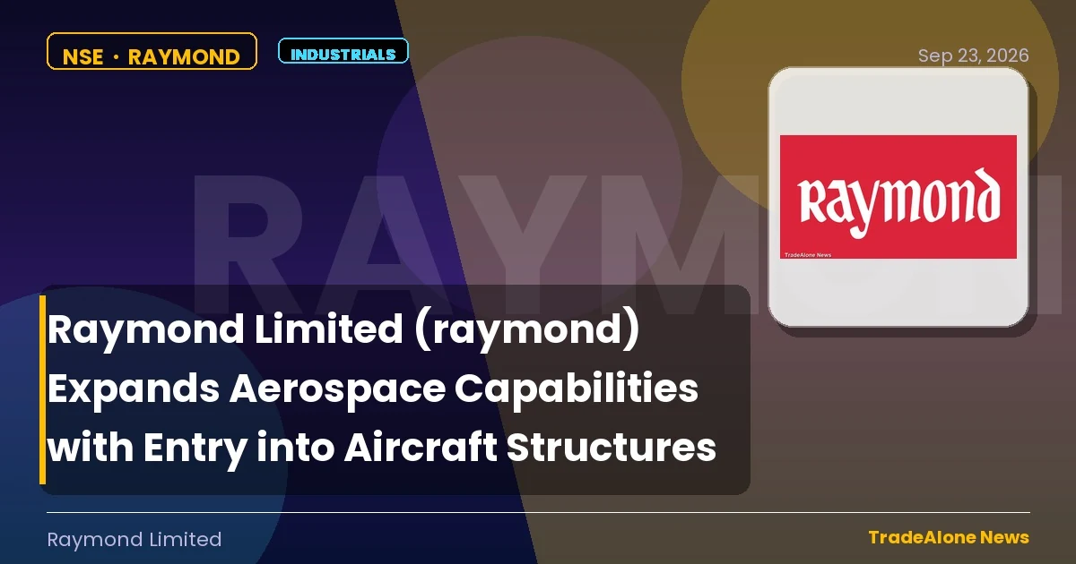 Raymond Limited Raymond Aerospace Expansion FY26