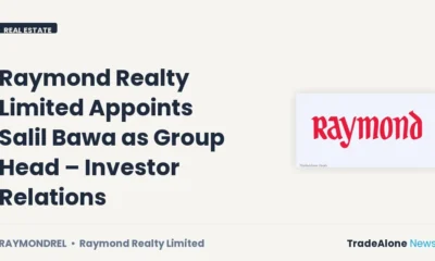 Raymond Realty Limited Raymondrel Appoints Salil Bawa
