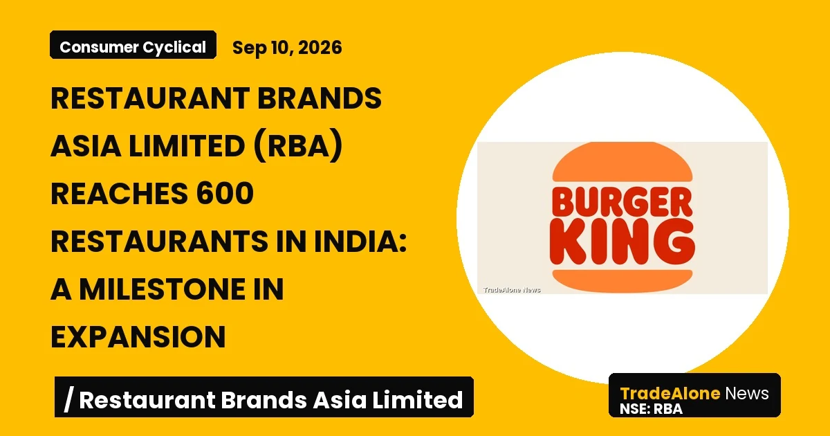 Restaurant Brands Asia Limited RBA Q3 FY26: 600 Restaurants Milestone