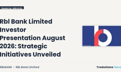 Rbl Bank Limited Rblbank Investor Presentation August 2026