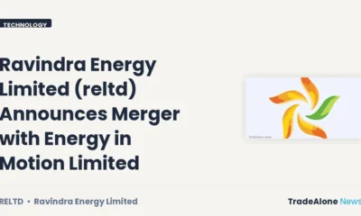 Ravindra Energy Limited RELTD Merger Energy in Motion Limited