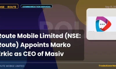 Route Mobile Limited ROUTE CEO Marko Erkic Masiv Appointment