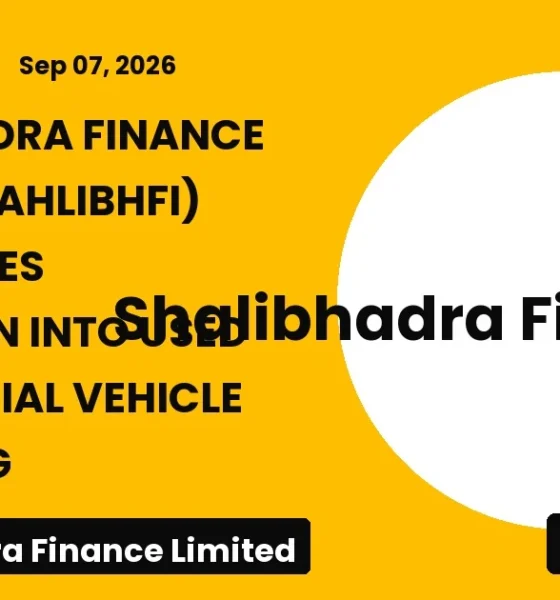 Shalibhadra Finance Limited Sahlibhfi UCV Financing