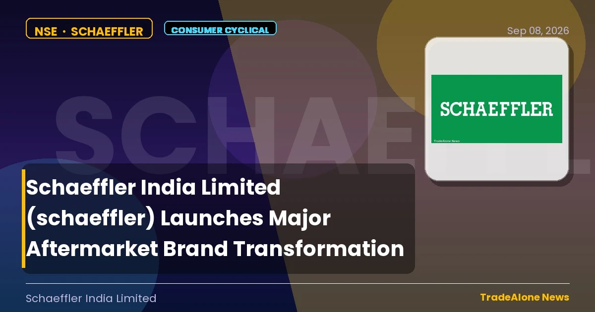 Schaeffler India Limited Schaeffler Brand Transformation