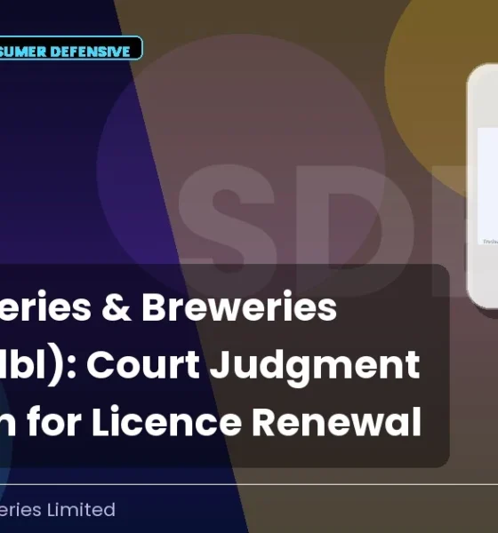 Som Distilleries & Breweries Limited SDBL September 2026 Event