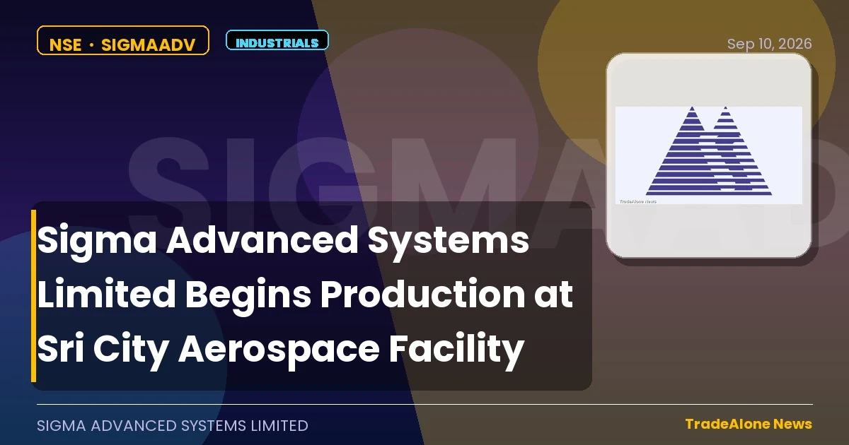 Sigma Advanced Systems Limited Sigmaadv Q3 FY26 Production