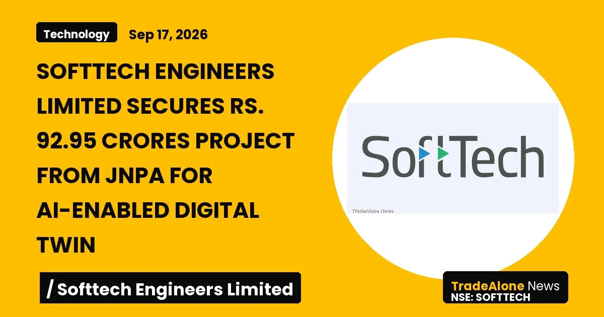 Softtech Engineers Limited Softtech Rs. 92.95 Crores Project Q3 FY26