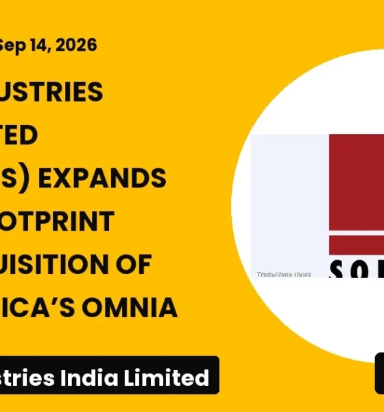 Solar Industries India Limited Solarinds Acquisition of Omnia