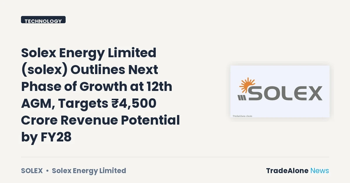 Solex Energy Limited SOLEX FY28 Revenue Potential