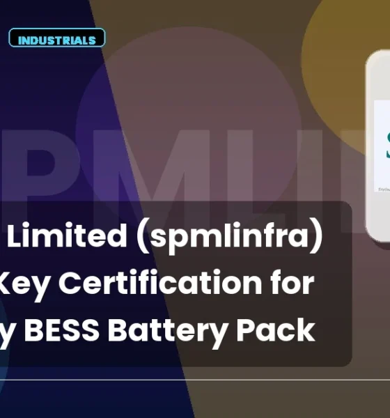 Spml Infra Limited Spmlinfra BESS Certification