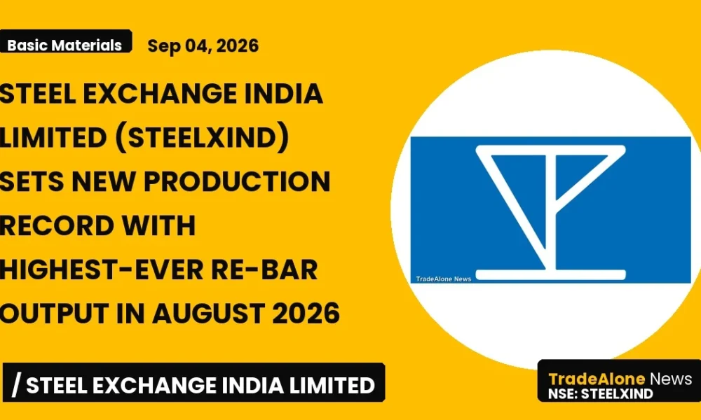 Steel Exchange India Limited NSE: Steelxind August 2026 Record