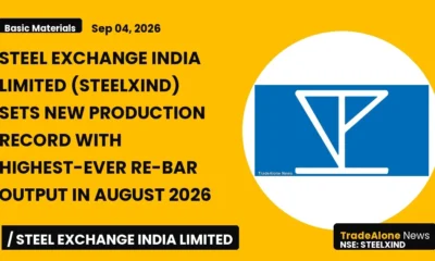 Steel Exchange India Limited NSE: Steelxind August 2026 Record