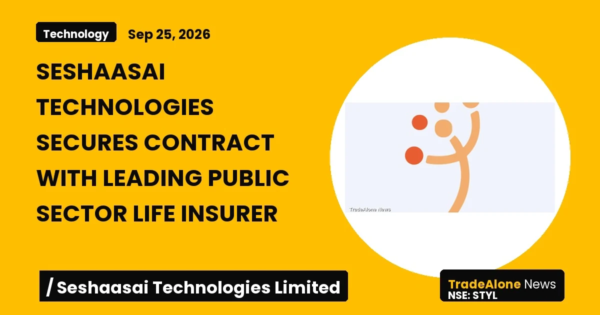 Seshaasai Technologies Limited NSE STYL Contract September 2026
