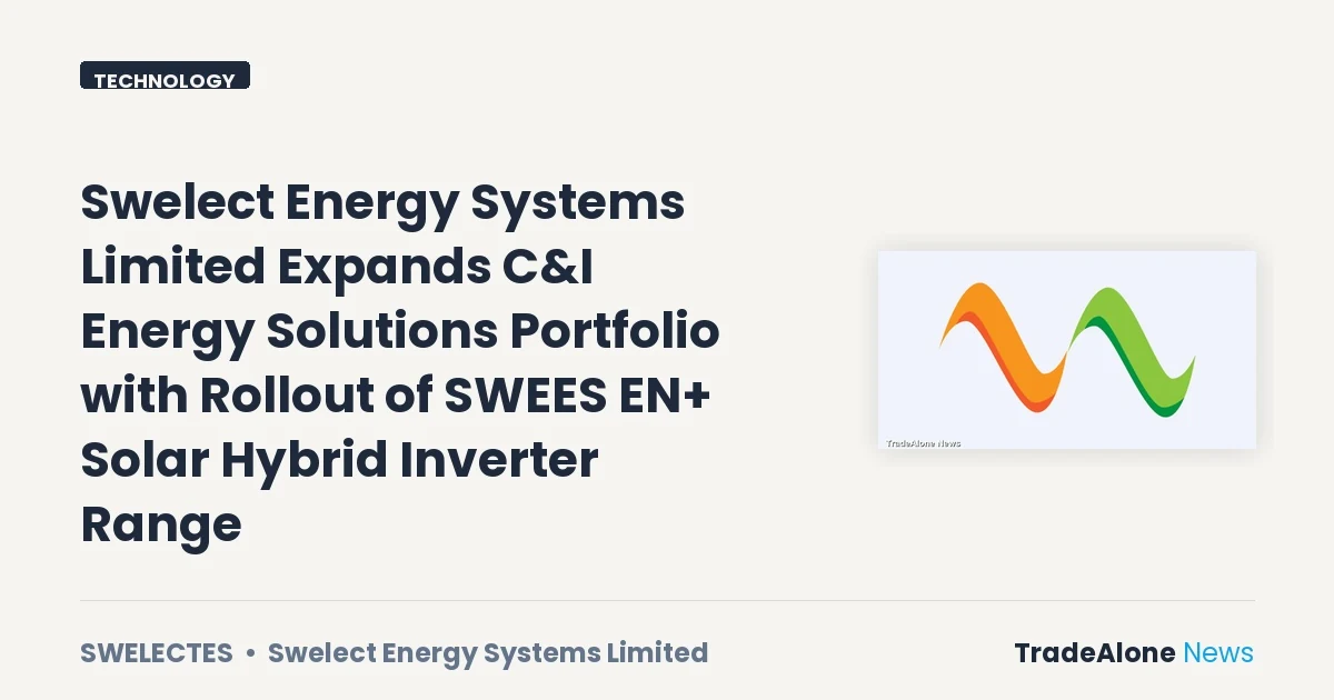 Swelect Energy Systems Limited Swelectes Q2 FY27 Event