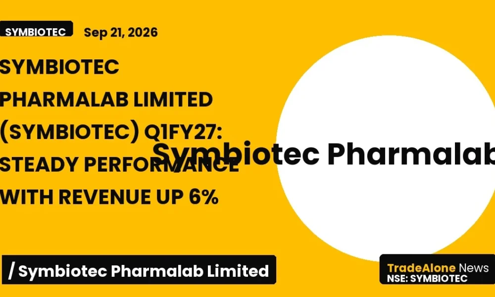 Symbiotec Pharmalab Limited (symbiotec) Q1fy27 Steady Performance