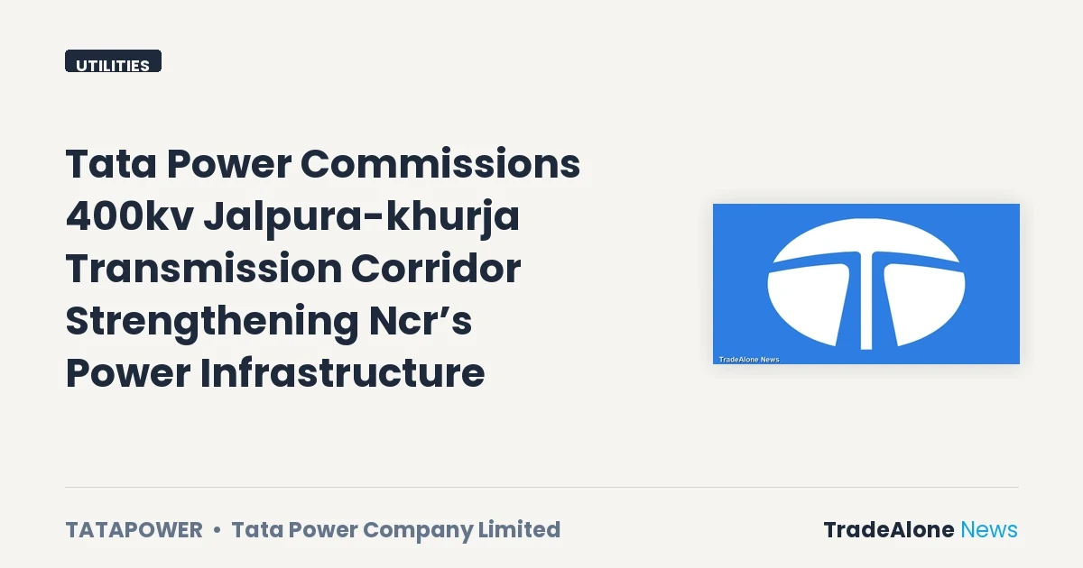 Tata Power Company Limited Tatapower September 2026