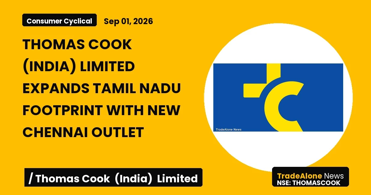 Thomas Cook (india) Limited Thomascook Expansion Chennai 2026