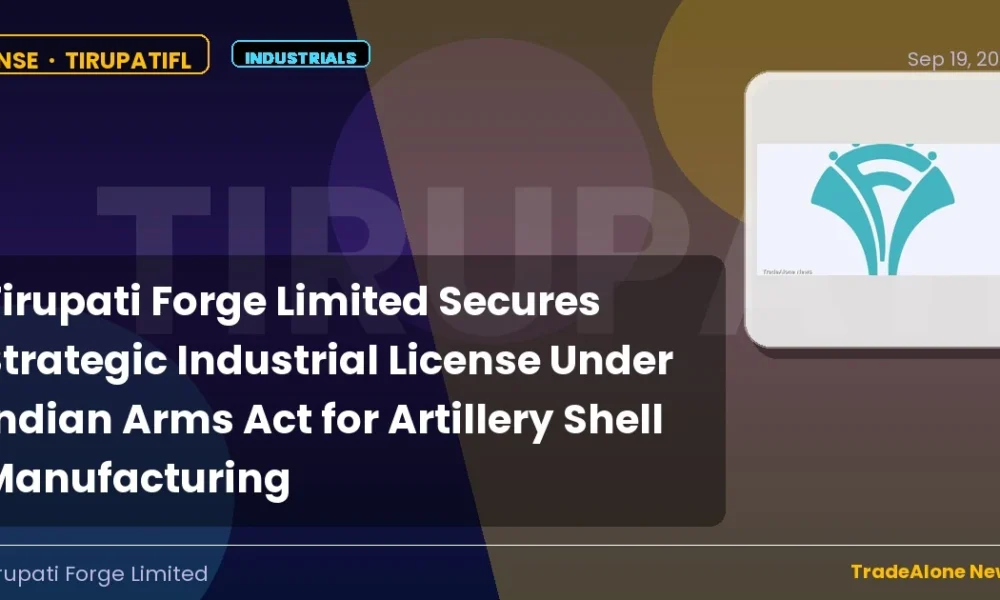 Tirupati Forge Limited Tirupatifl Q3 2026 License