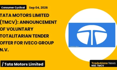 Tata Motors Limited TMCV Tender Offer September 2026
