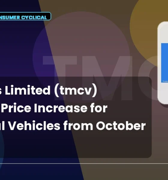 Tata Motors Limited TMCV Price Increase October 2026