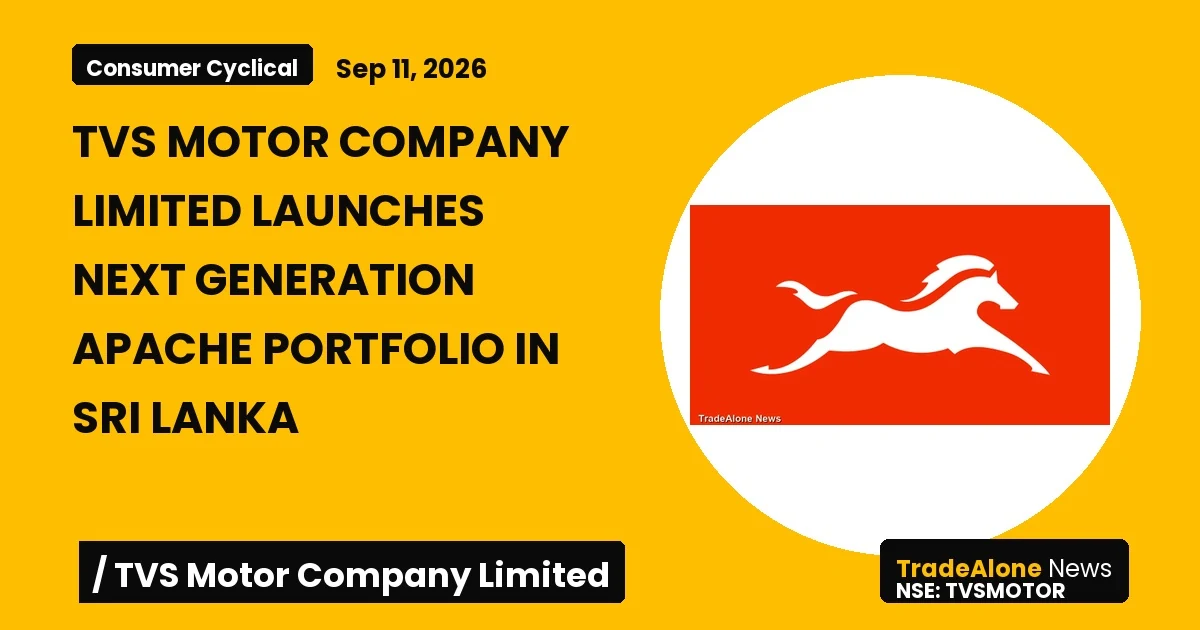 Tvs Motor Company Limited Tvsmotor Launch Next Gen Apache Sri Lanka