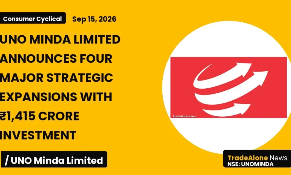 Uno Minda Limited Unominda Strategic Expansions September 2026