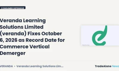Veranda Learning Solutions Limited Veranda October Demerger