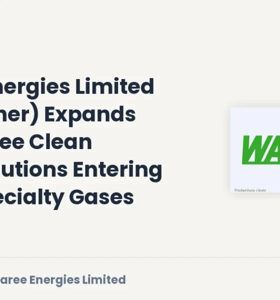 Waaree Energies Limited Waareeener Specialty Gases Market Entry
