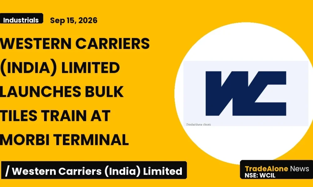 Western Carriers (india) Limited WCIL Bulk Tiles Train Launch