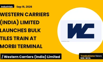 Western Carriers (india) Limited WCIL Bulk Tiles Train Launch