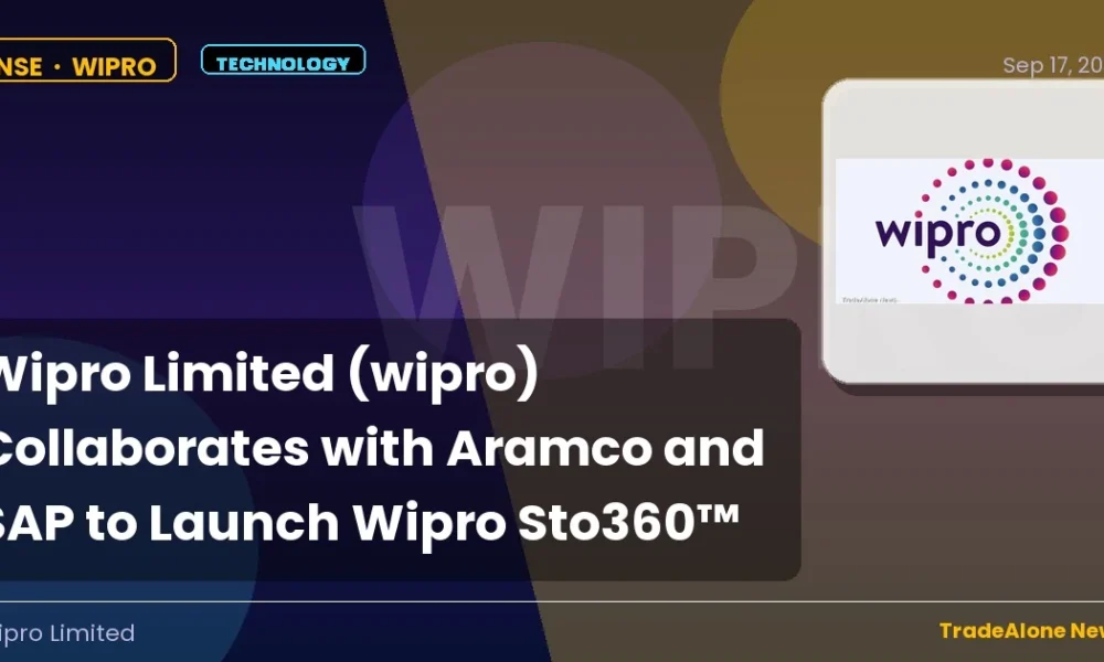 Wipro Limited WIPRO Collaboration Aramco SAP